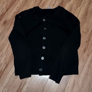 Black button up cardigan